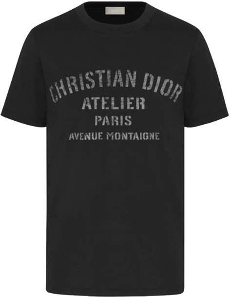 christian dior t shirt black.